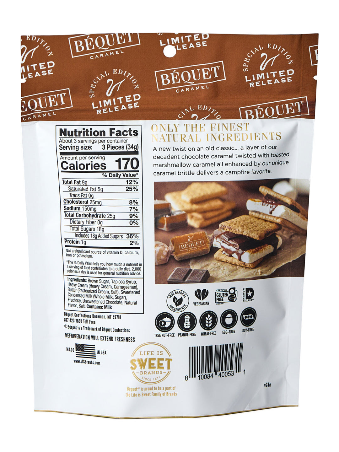 NEW! Campfire S'mores Caramel