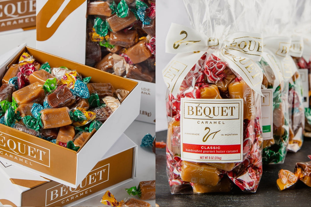 Caramel Gift Box vs Gift Bag