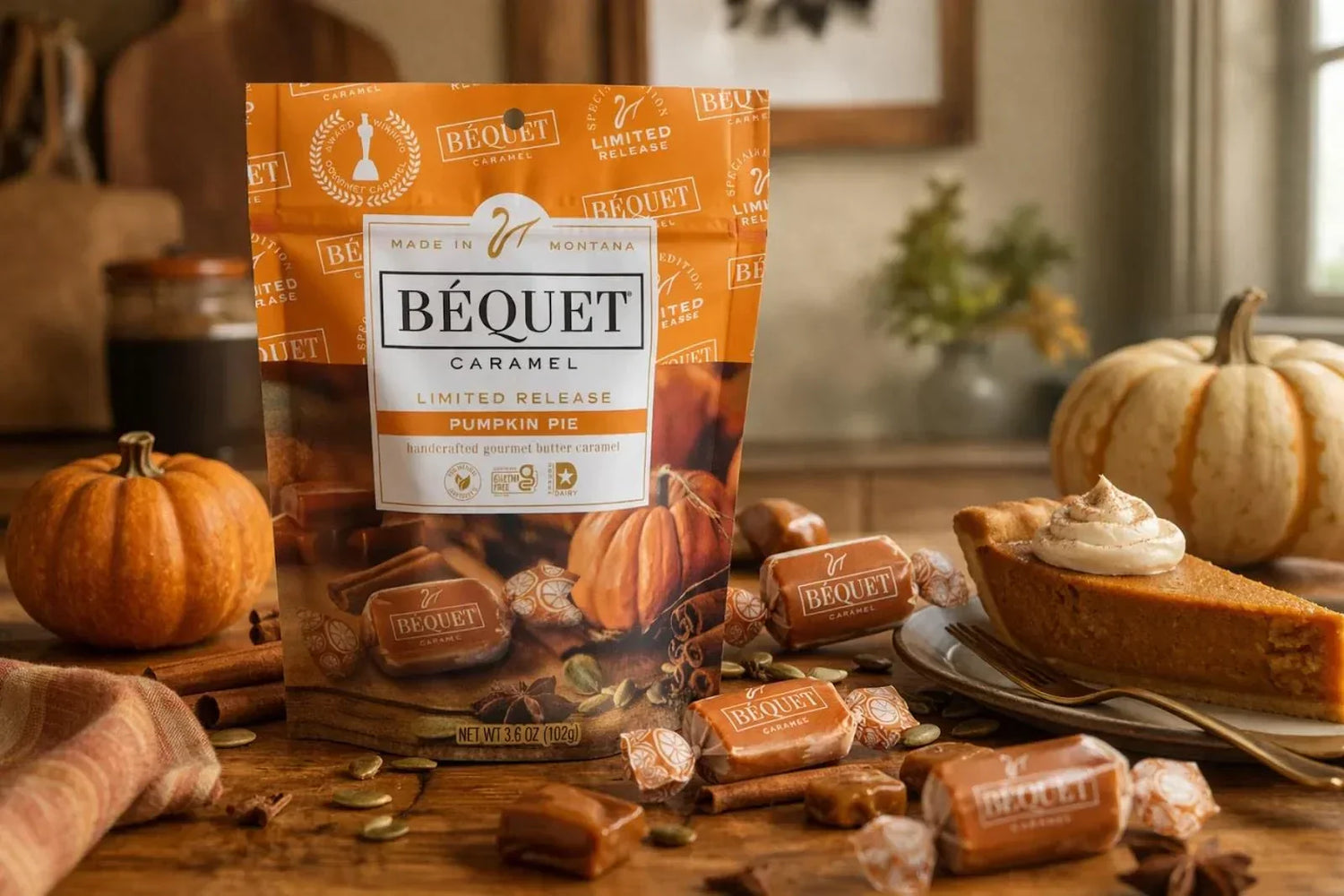 Pumpkin Pie Caramel Candy