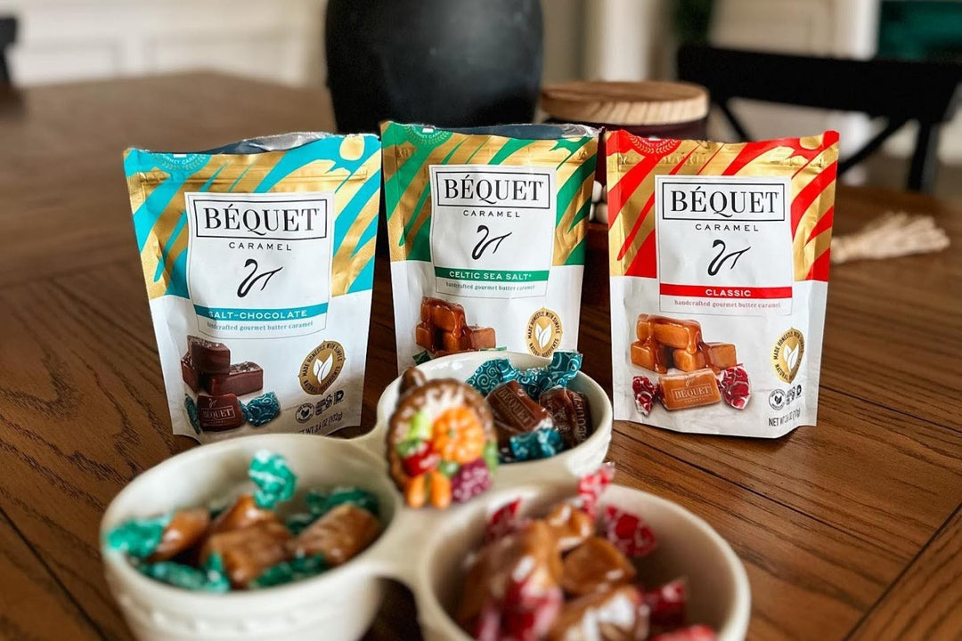 Resealable Caramel Candy Pouches