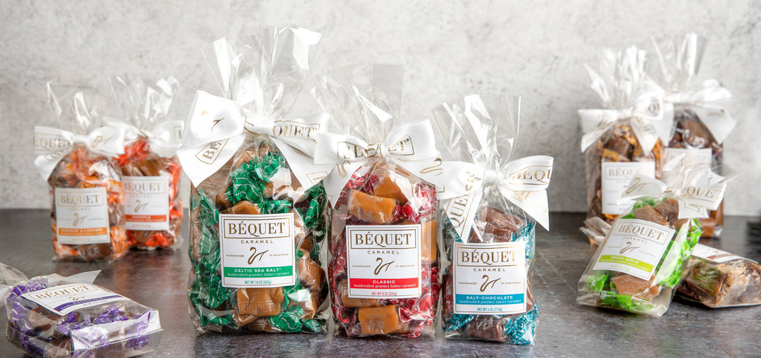 bequet caramel gift bags