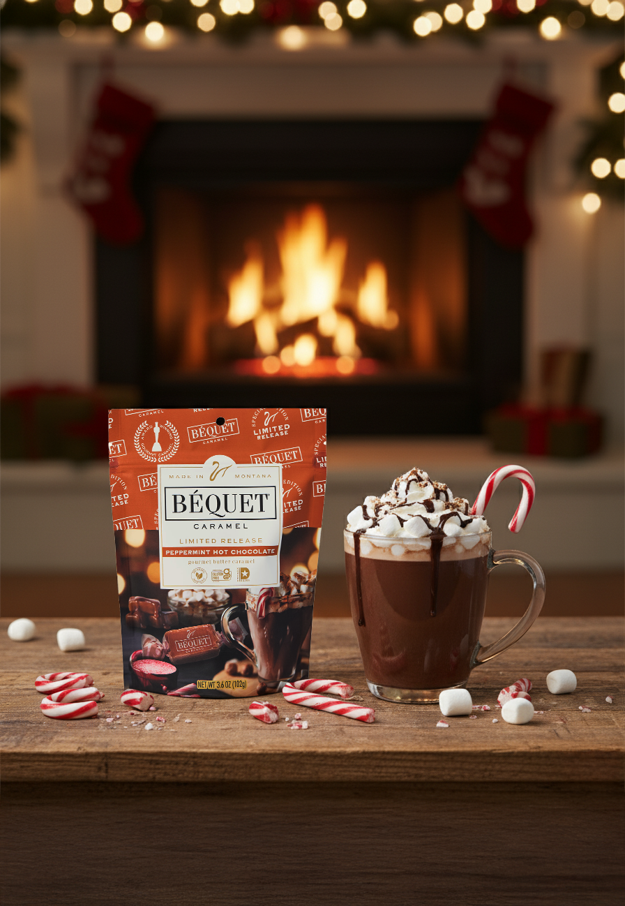 NEW! Peppermint Hot Chocolate Caramel